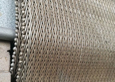 Duable 310 Herringbone Chain Mesh Belt Corrosion Resistant For Drying Machine