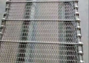 201 Stainless Monofilament Steel Mesh Conveyor Belt Braided Conveyor Drying