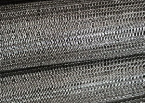 Food Transport or Freezer / Drying Chain Mesh Conveyor Belt 304 Stainless Steel