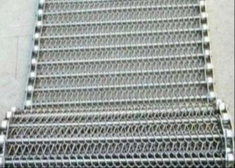 Stainless Steel SS304 Chain Link Spiral Wire Mesh Conveyor Belt For Food Grade Conveying Needs