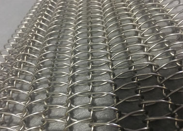 Glass Annealing Balanced Conveyor Wire Mesh Belts Corrosion Resistance Friction Drive