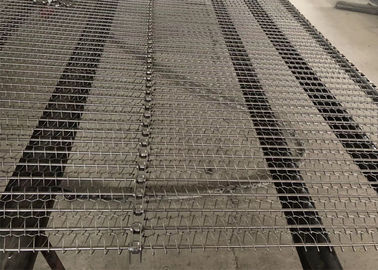 Cooling System 304 Stainless Steel Balanced Weave Conveyor Belt