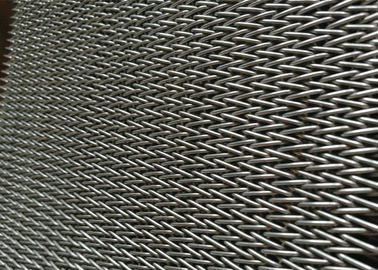 CE SGS 304SS Longlife Herringbone Wire Mesh Belt For Biscuit Baking