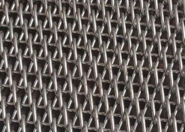 Flat Wire Spiral Mesh Balanced Weave Belt For Building Decoration