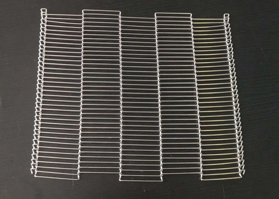Metal Mesh Stainless Steel 316L 4mm Flat Flex Conveyor Belt