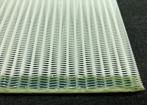2 Shed 3 Sheds Plain Woven Fabric Polyester Mesh Belt For Monofilament Paper Mill