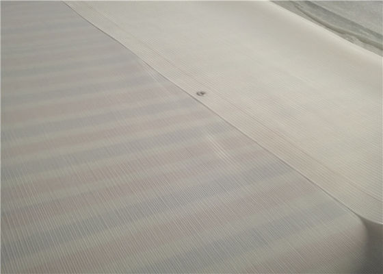 Cardboard Pulp Monofilament Polyester Mesh Conveyor Belt For Paper Mill