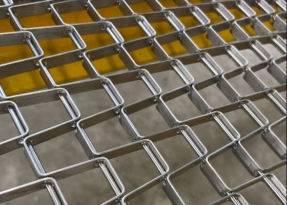 Bread Production 304 Stainless Steel Flat Wire Mesh Belt