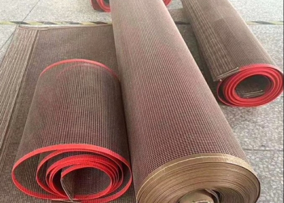 4*4mm 오래 견딘 Ptfe 컨베이어 벨트 입히는 섬유유리 메시