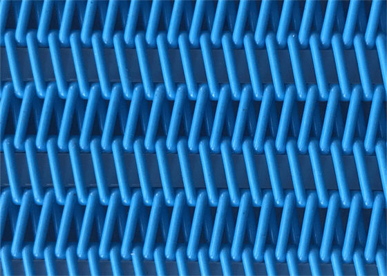 과일을 청소하도록 쉬운 ISO9001 평직 폴리에스테르 나선형 메시 벨트는 눌러질 수 있습니다