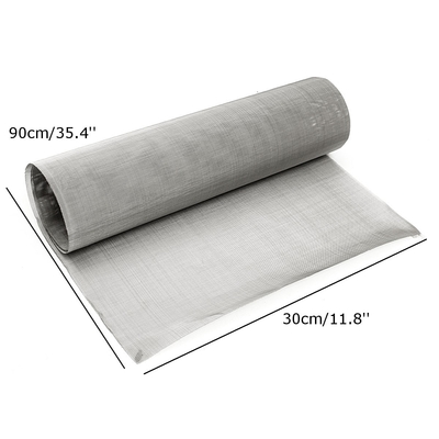 0.05mm 200 Mesh 스테인리스 스틸 엮은 와이어 메시 고온 저항
