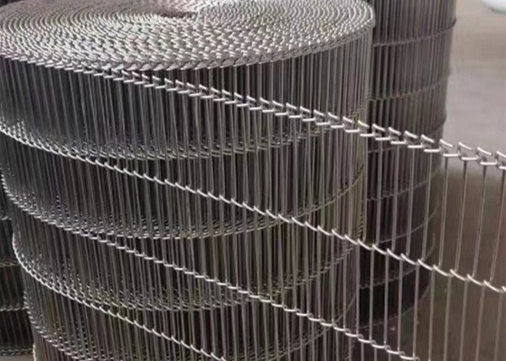 76mm-42000mm 평면 플렉스 컨베이어 벨트 맞춤형 막대기 피치