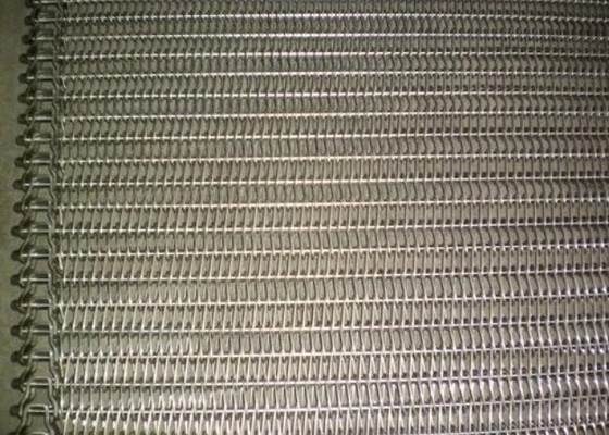 눈 링크 나선  Mesh 벨트 7-60mm Pitch 0.3-3.6m 너비 컨베이어