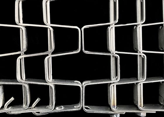 산업용 운송용 스테인레스 스틸 꿀집 컨베이어 벨트