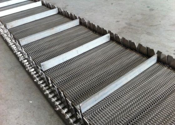 건조 및 배수 201 사슬 메쉬 컨베이어 벨트 3mm Dia
