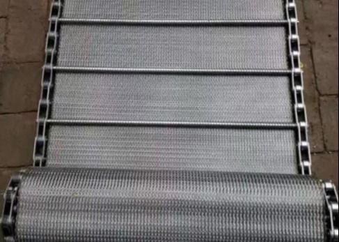 음식 급료 합성 균형된 직물 V 모양 컨베이어 철망사 벨트