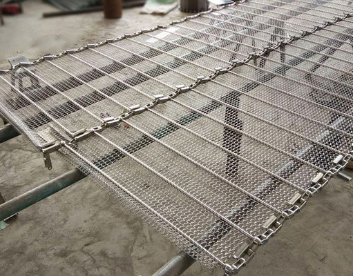 식물성 식품 청소용 고강성 스테인레스 스틸 망 벨트