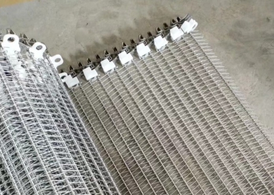 30cm 폭 Sus316 Ss 철망사 벨트 생과자 냉동
