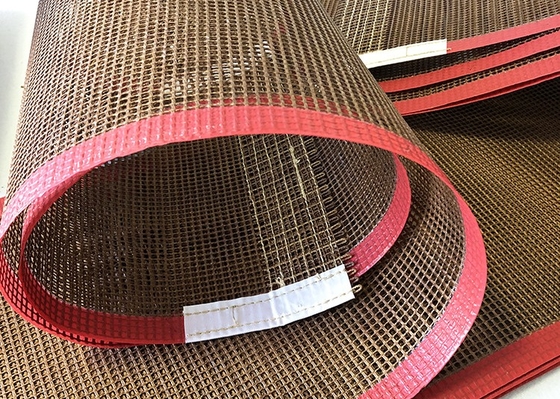식품 컨베이어를 위한 8*8mm 열 저항성 비 스틱 Ptfe 메시 벨트