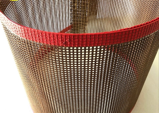 나염기를 위한 내약품성 6*6mm PTFE 컨베이어 벨트